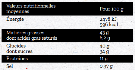 Sauce dessert Cacahuète 900g - Salad&Co