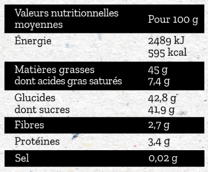 Sauce dessert Choco Noisette 300g - Salad&Co