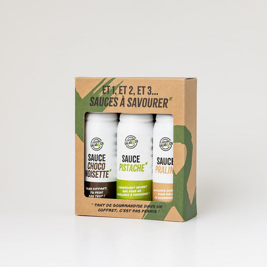 Coffret 3 sauces sucrées