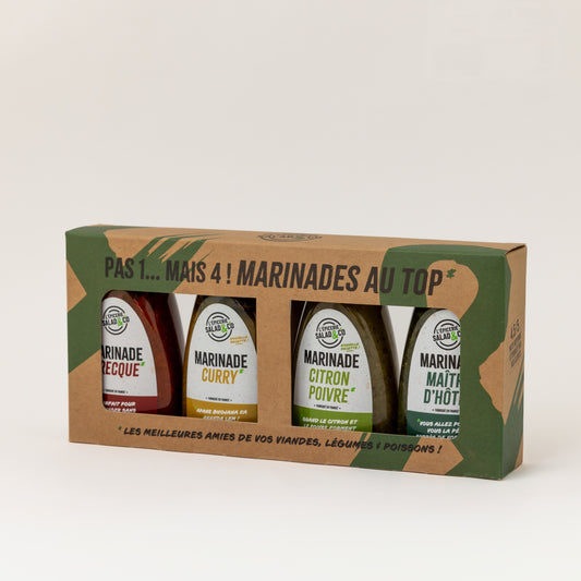 Coffret 4 marinades