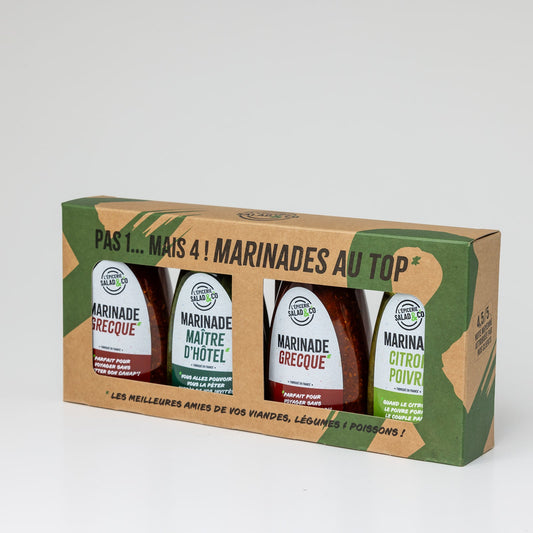 Coffret 4 marinades - Salad&Co